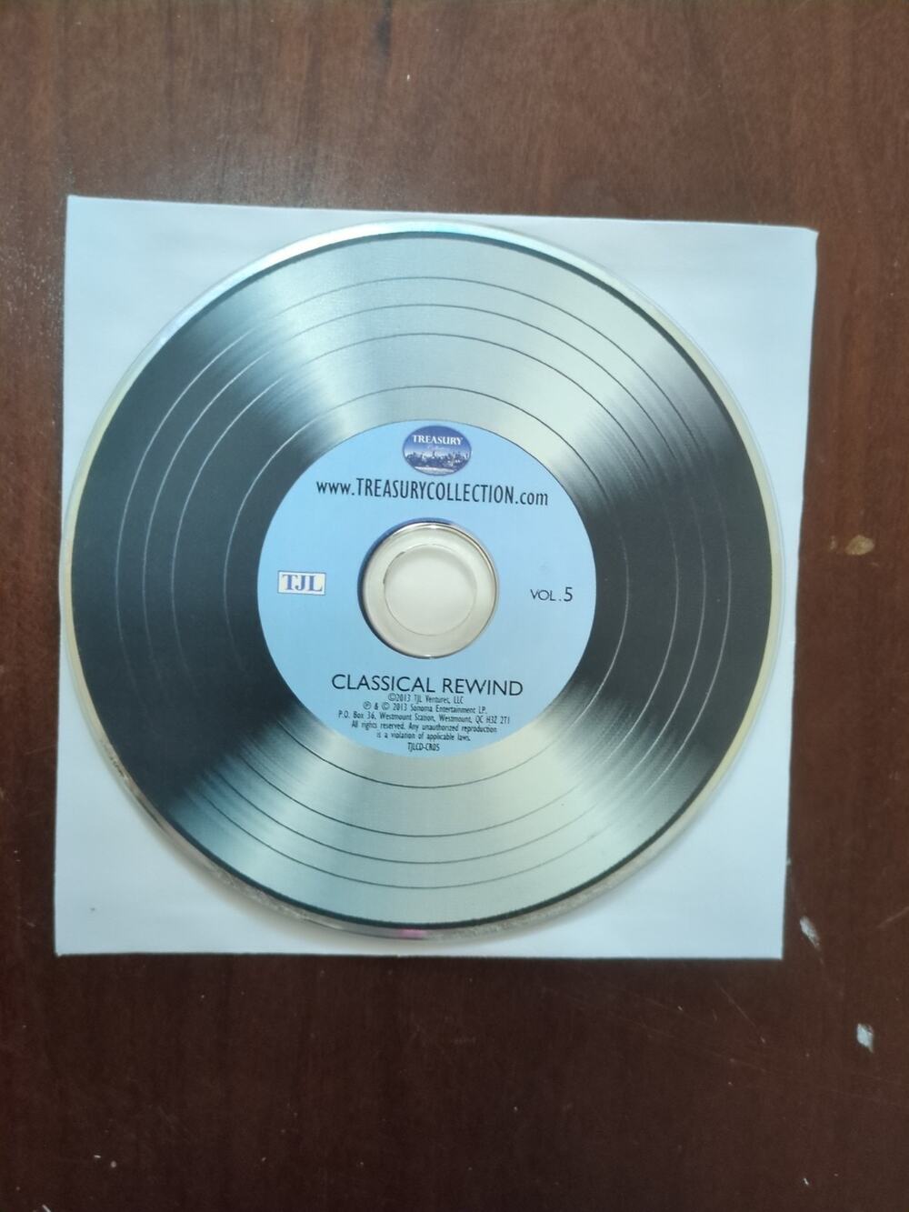 Various - Classical Rewind Vol. 5: Classics For Romance CD disc only